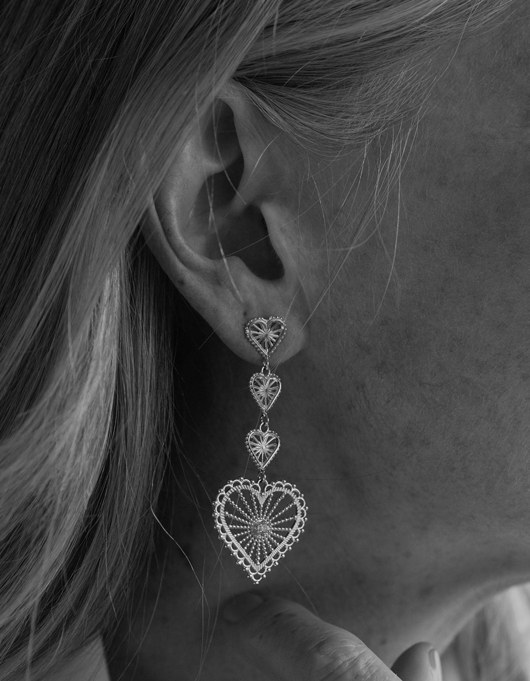 Zoe and morgan on sale heart earrings