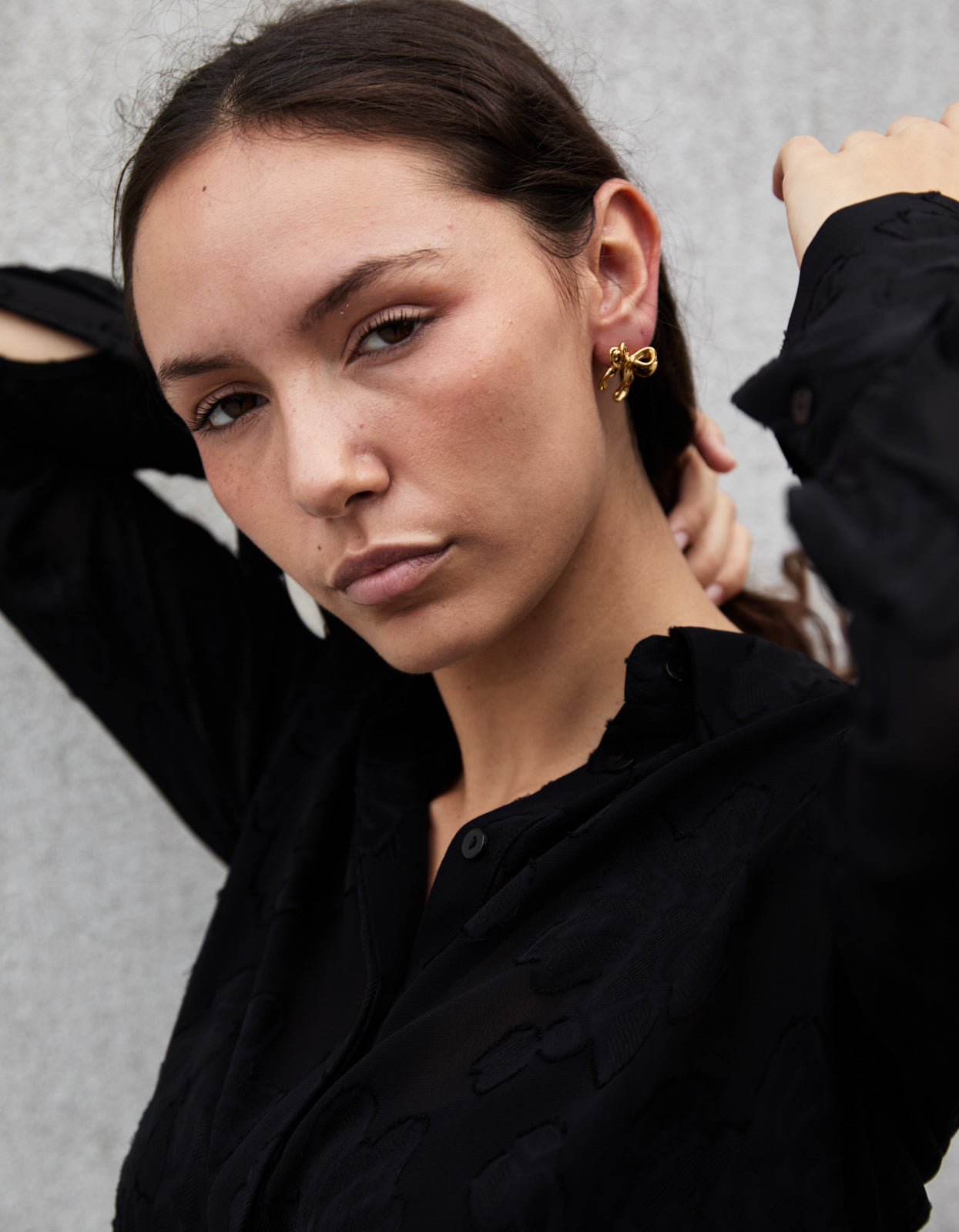 Sophia Gold Bows - Gold Plated