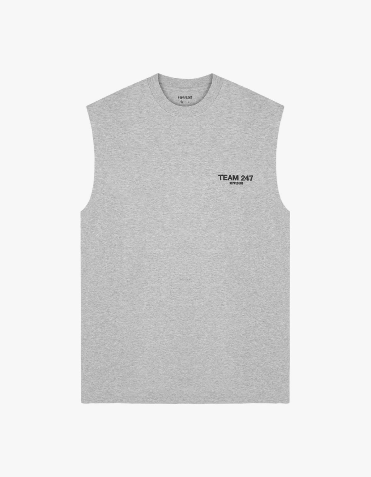 247 Team Oversized Tank - Ash Grey
