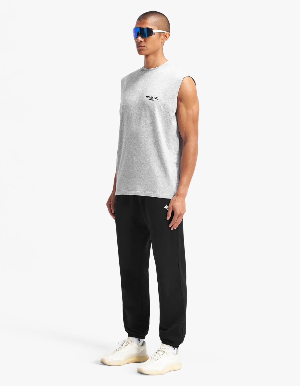 247 Team Oversized Tank - Ash Grey