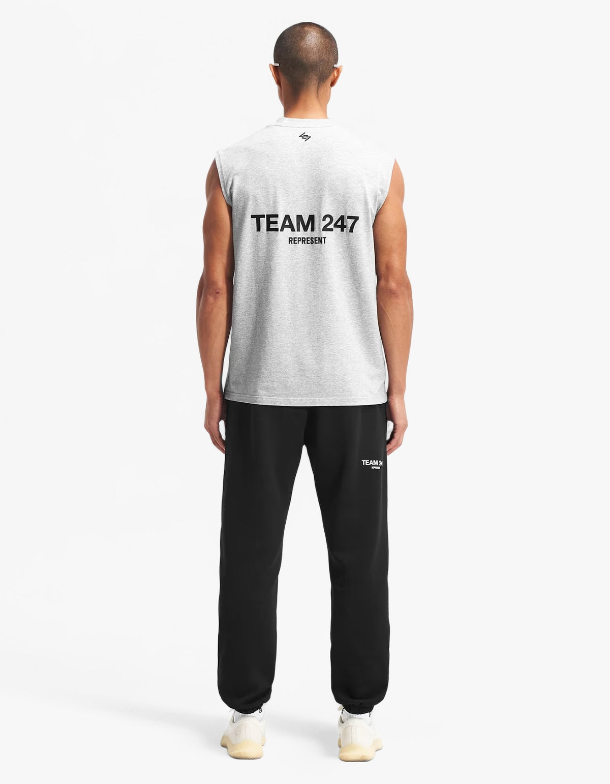 247 Team Oversized Tank - Ash Grey