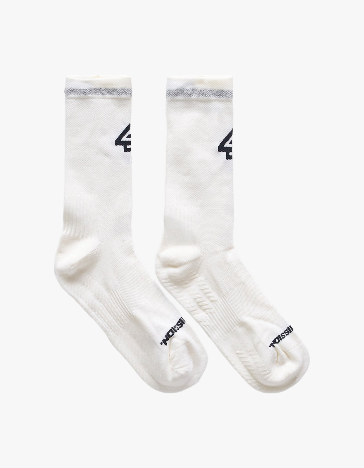 247 Reflex Run Socks - Flat White