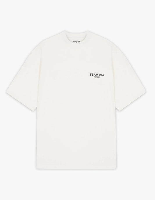 Team 247 Oversized T Shirt - Flat White