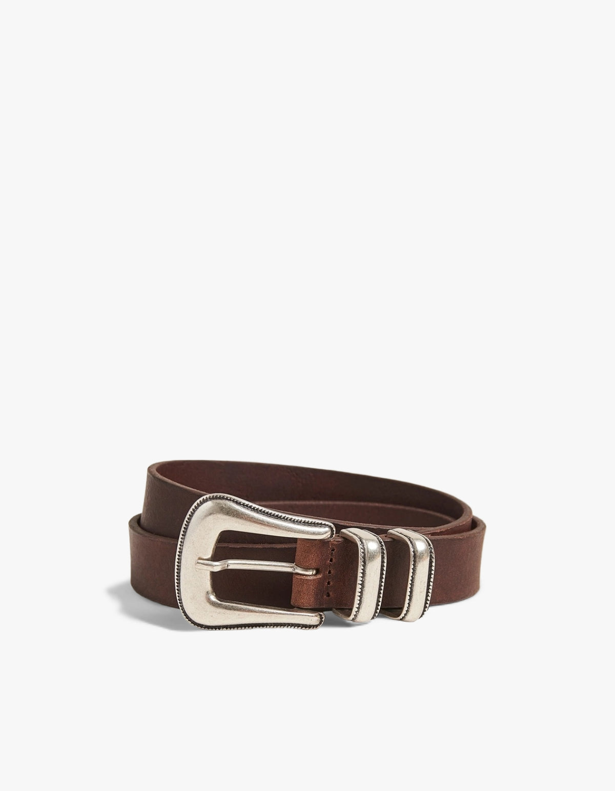 Western Siver Belt - Dark Brown
