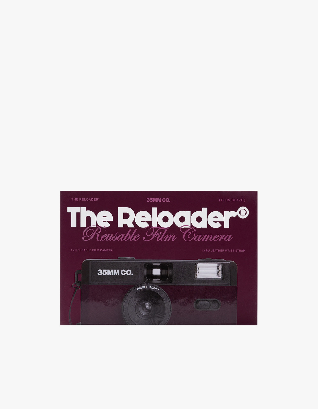 The Reloader Reusable Film Camera - Plum Glaze