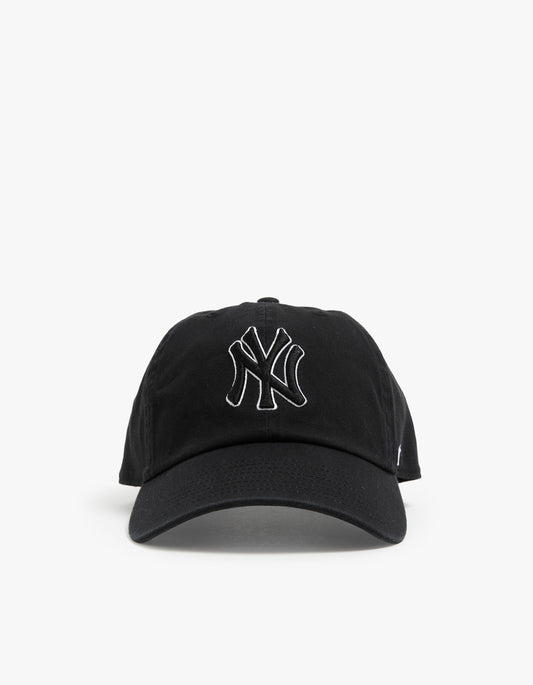 New York Yankees ’47 CLEAN UP Cap - Black/White