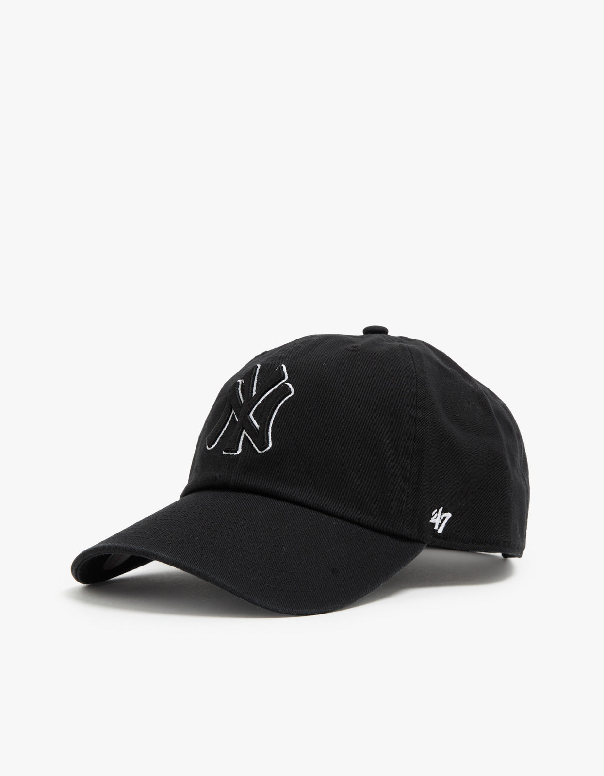New York Yankees ’47 CLEAN UP Cap - Black/White