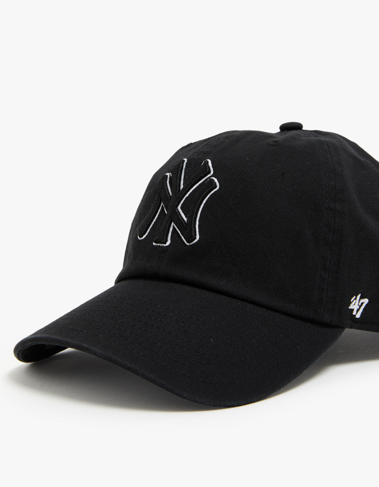 New York Yankees ’47 CLEAN UP Cap - Black/White