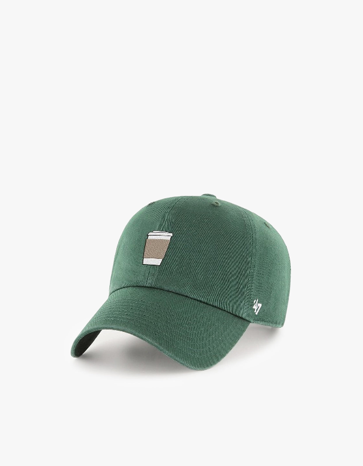 Coffee Base Runner '47 CLEAN UP Cap - Dark Green