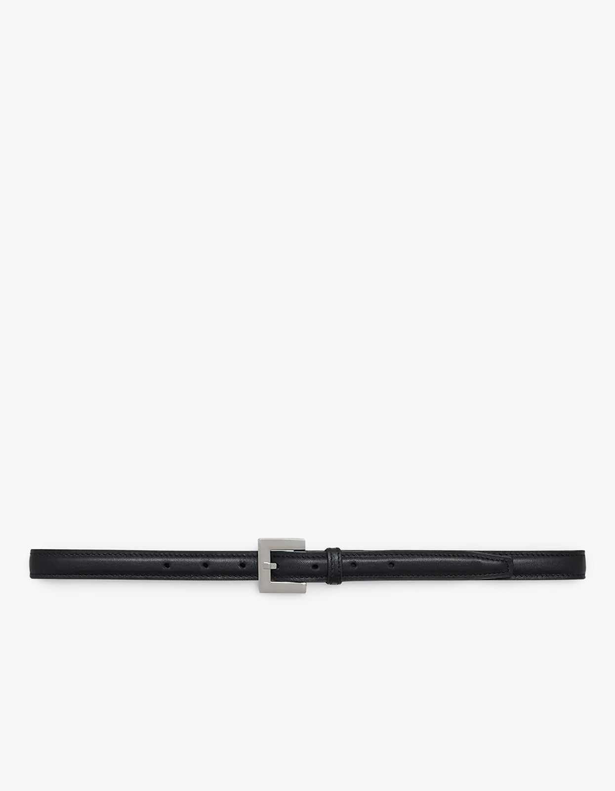 Nicola Belt - Black With Silver