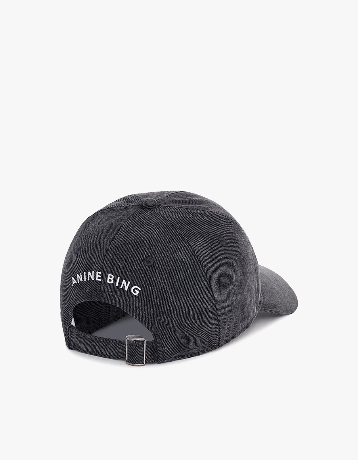 Jeremy Baseball Cap - Washed Smoke Grey