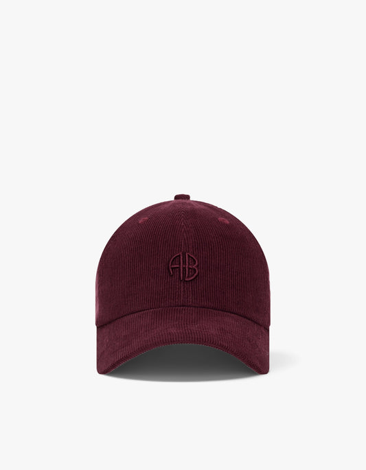 Jeremy Baseball Cap Ab Corduroy - Fig