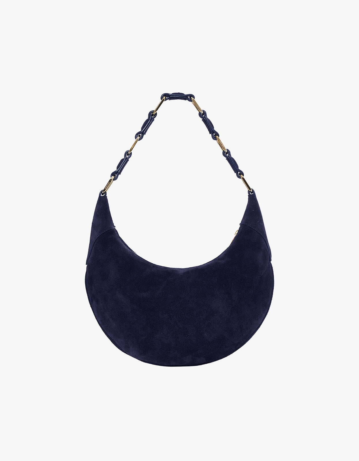 Kate Hobo Bag - Navy Suede