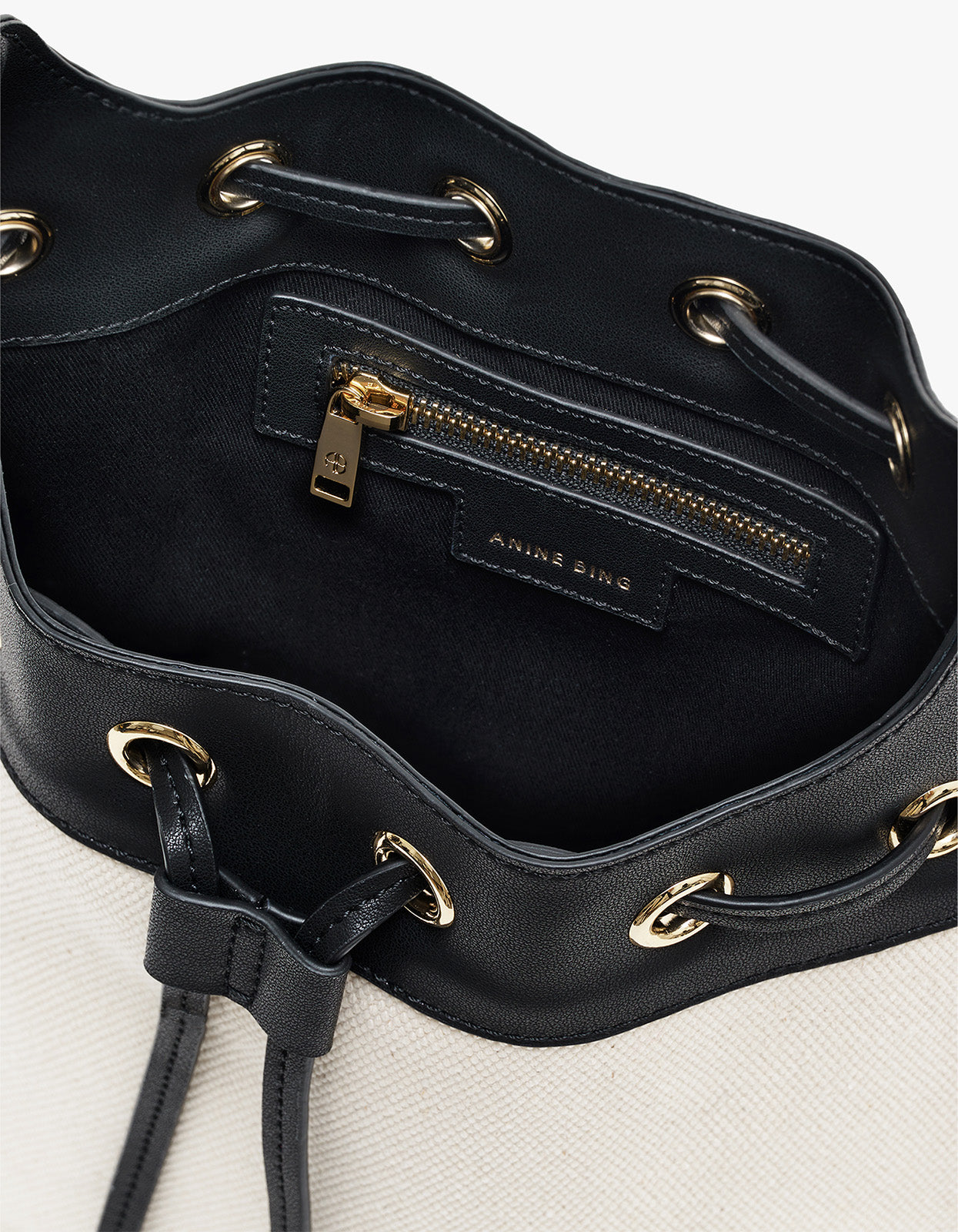 Mini Alana Bucket Bag - Natural