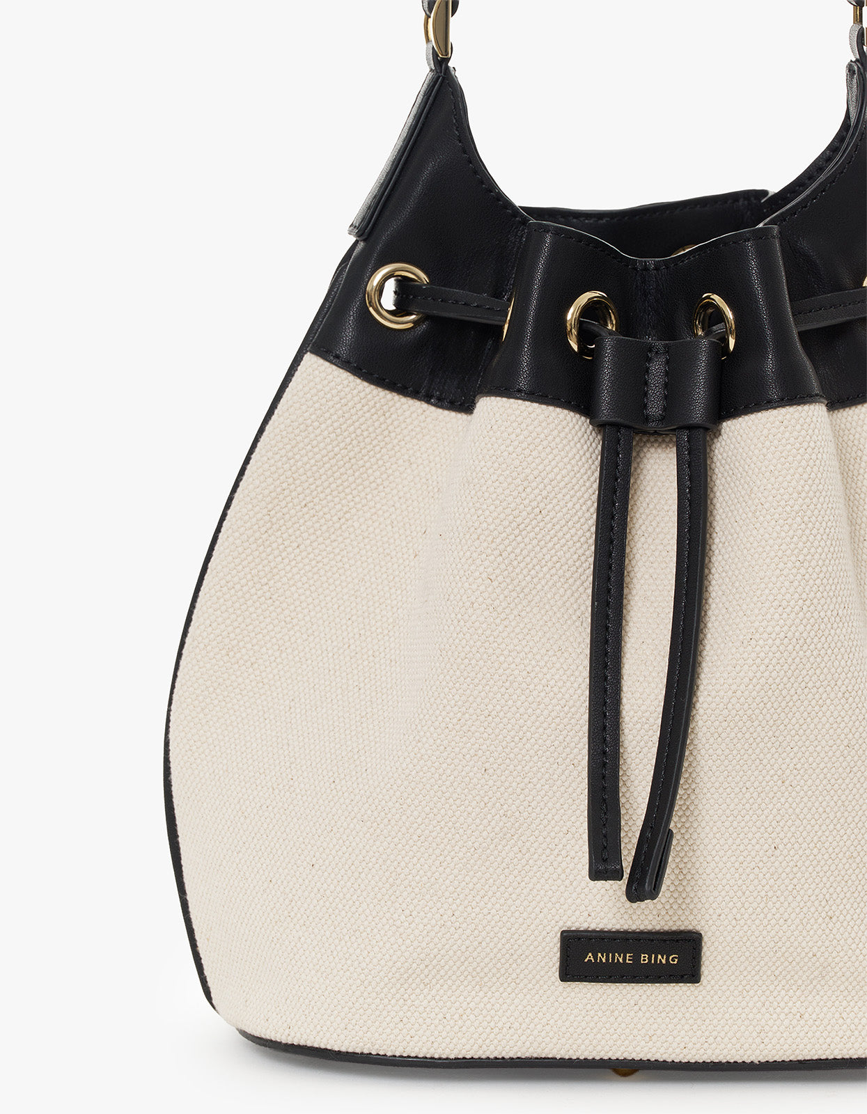 Mini Alana Bucket Bag - Natural