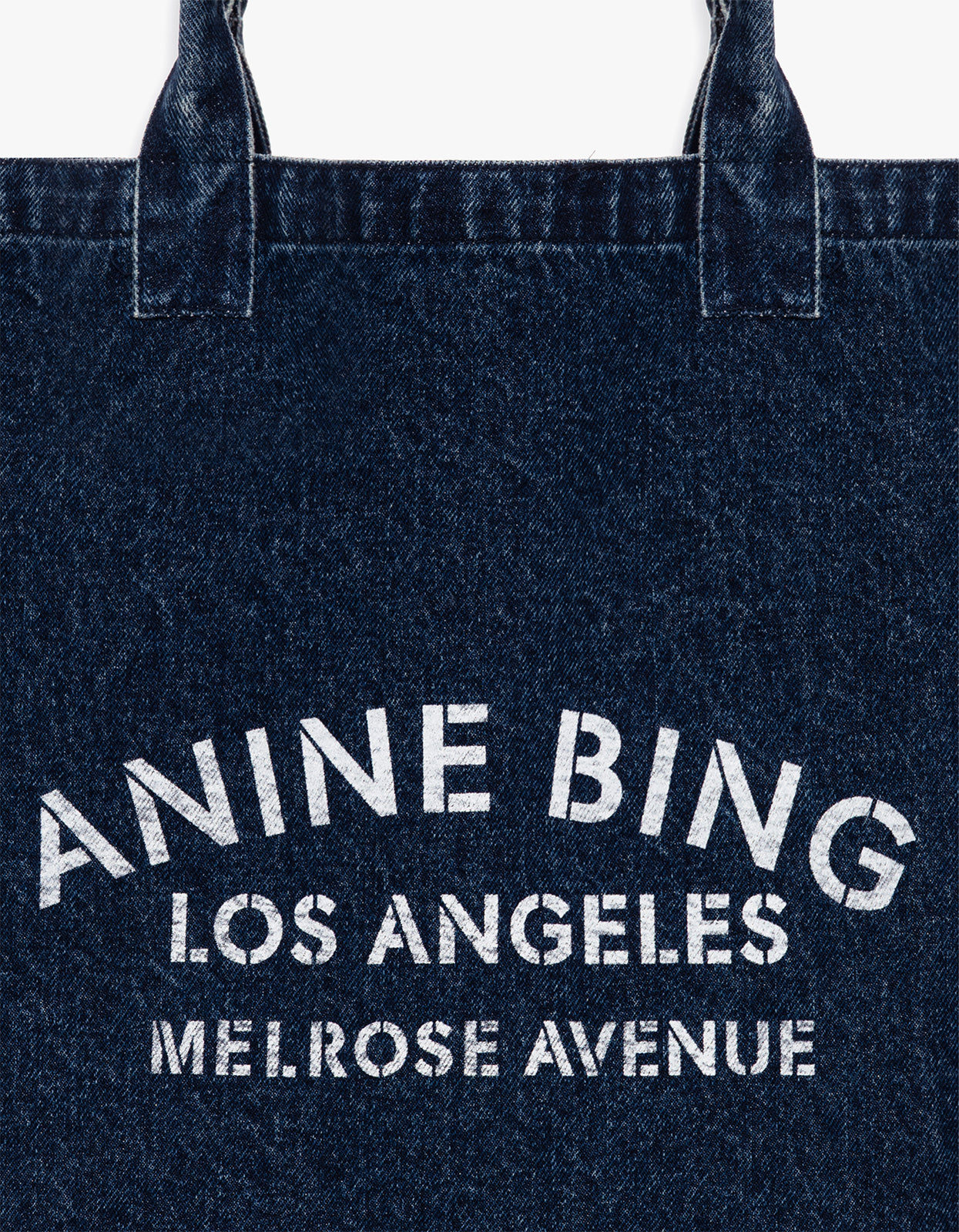 Leo Denim Tote - Ink Blue