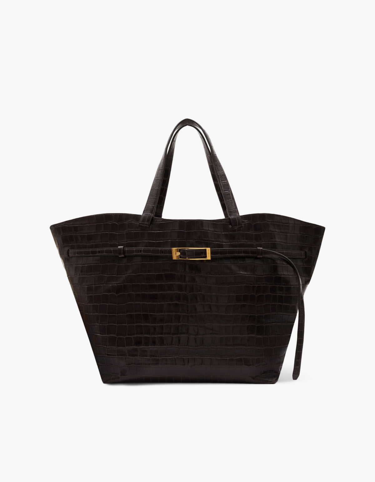 Elly Tote Embossed - Dark Brown