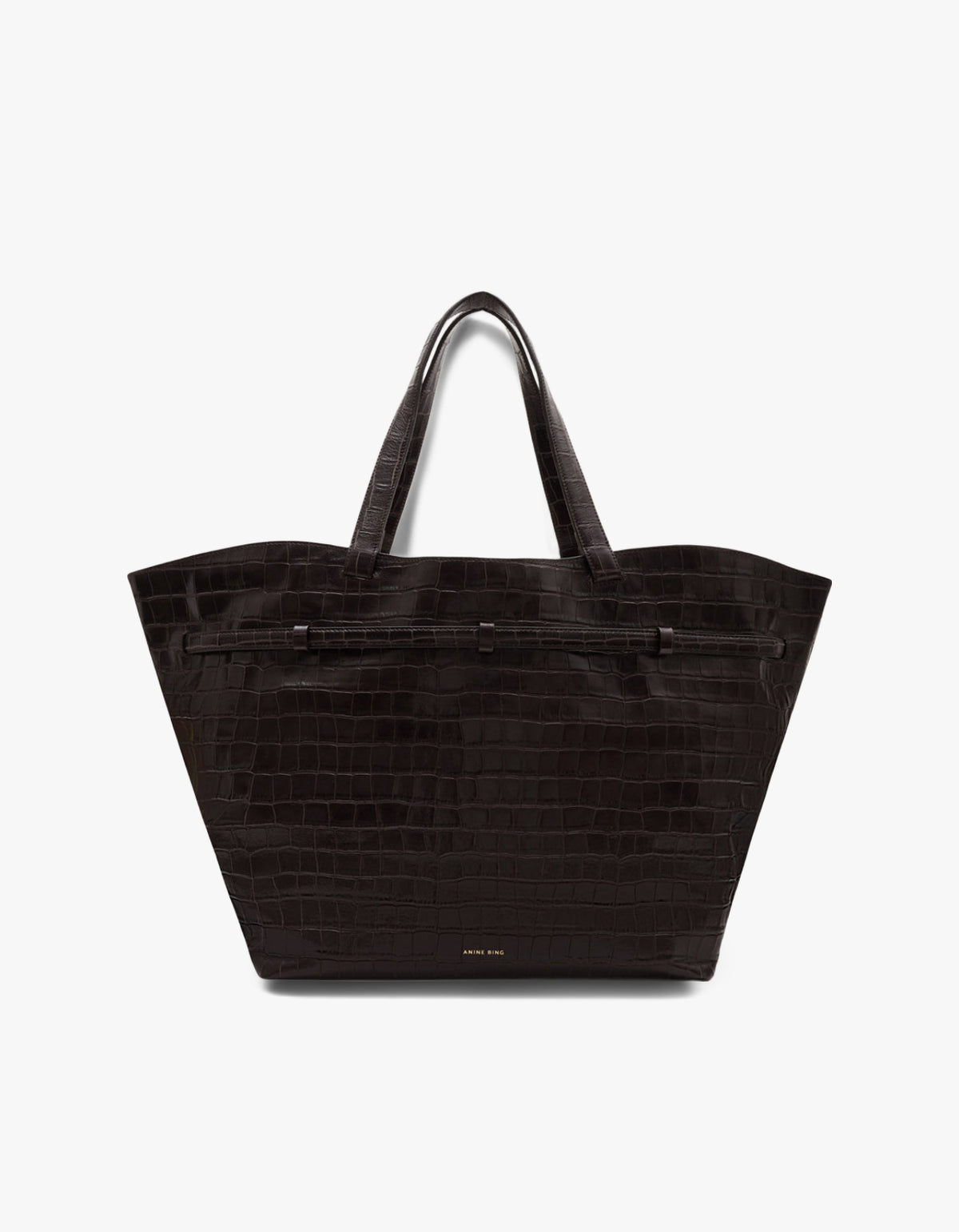 Elly Tote Embossed - Dark Brown