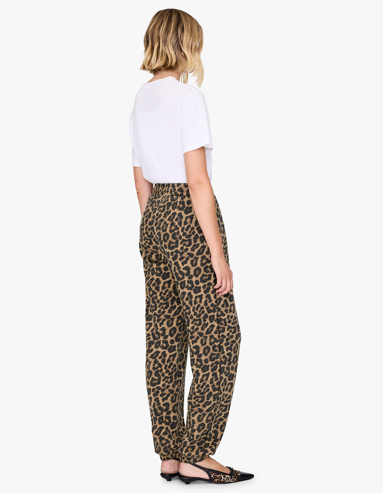 Karter Jogger Framed Monogram - Black And Brown Leopard