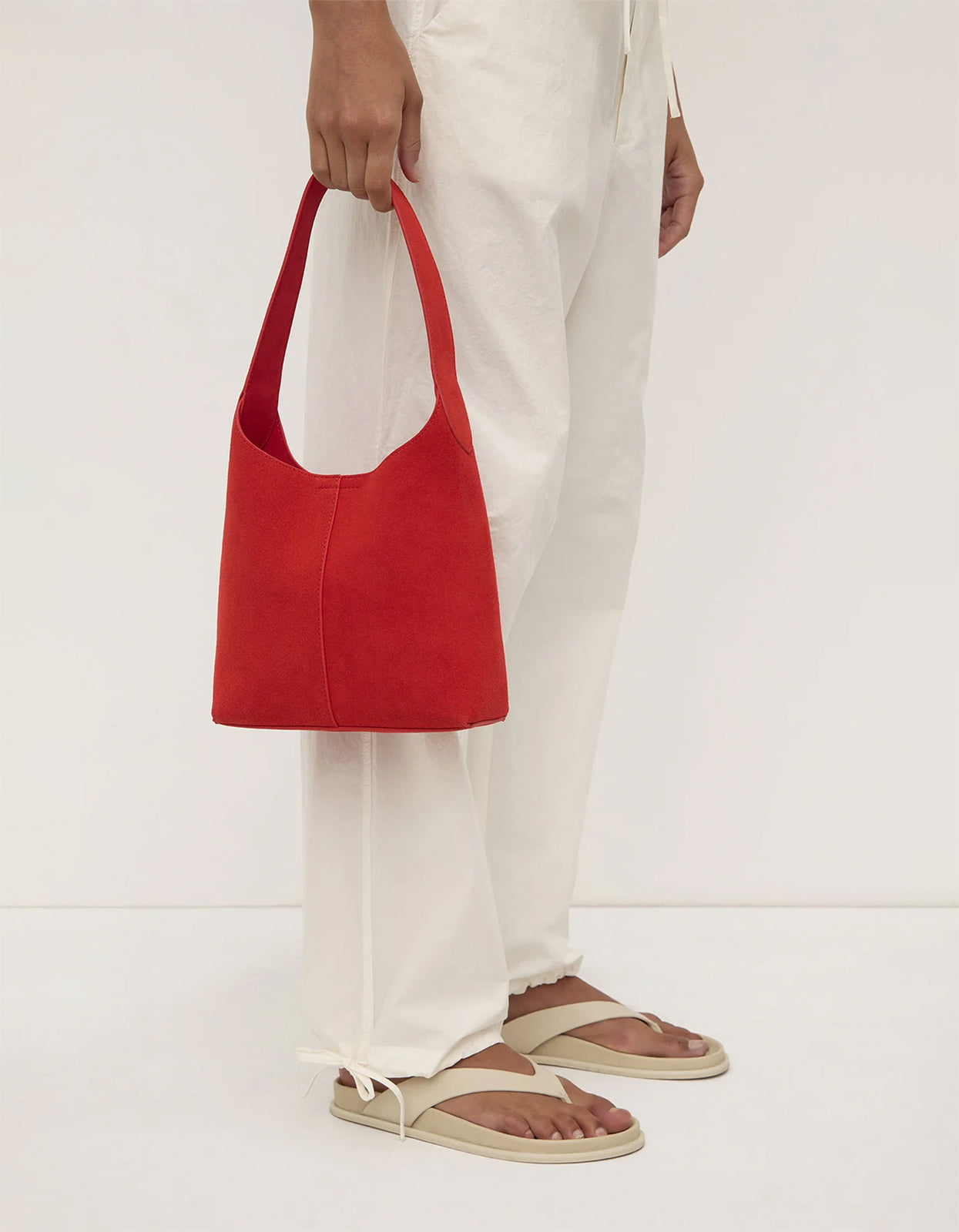 Mini Neve Suede Bag - Chilli