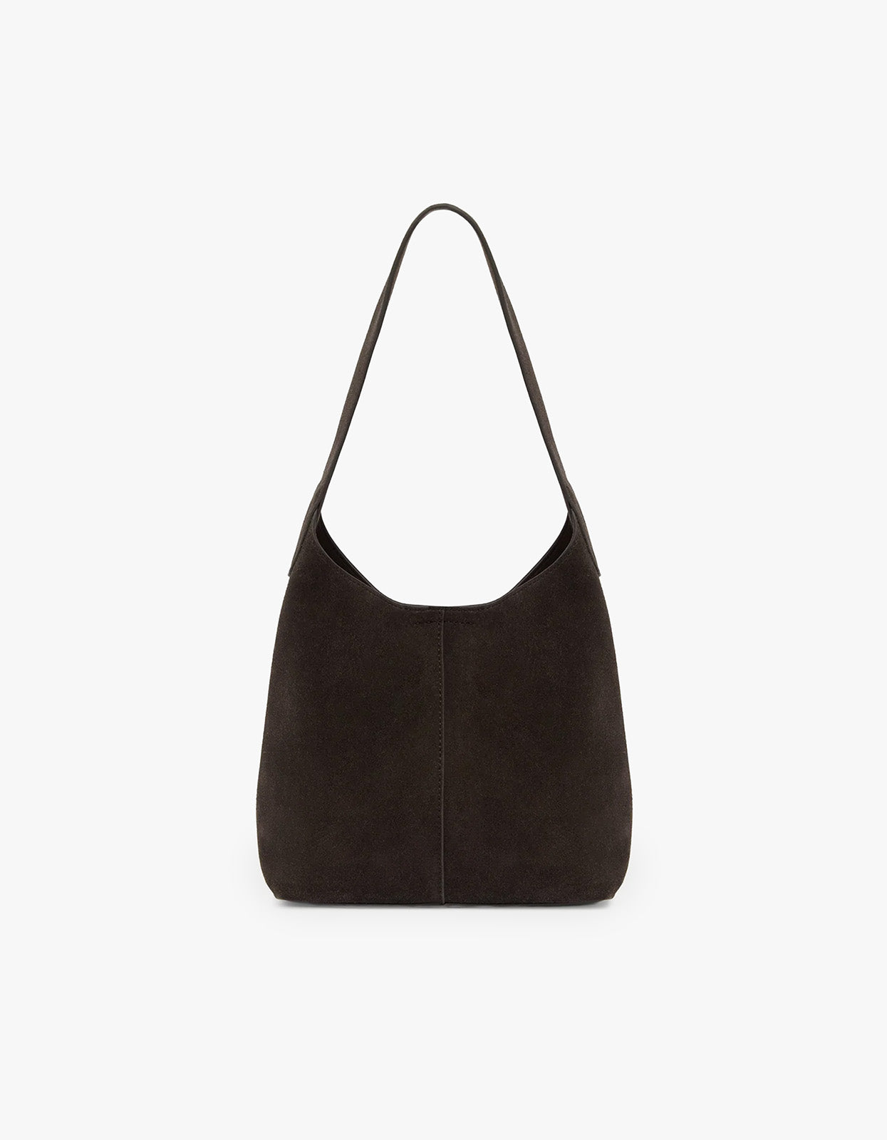 Mini Neve Suede Bag - Ganache