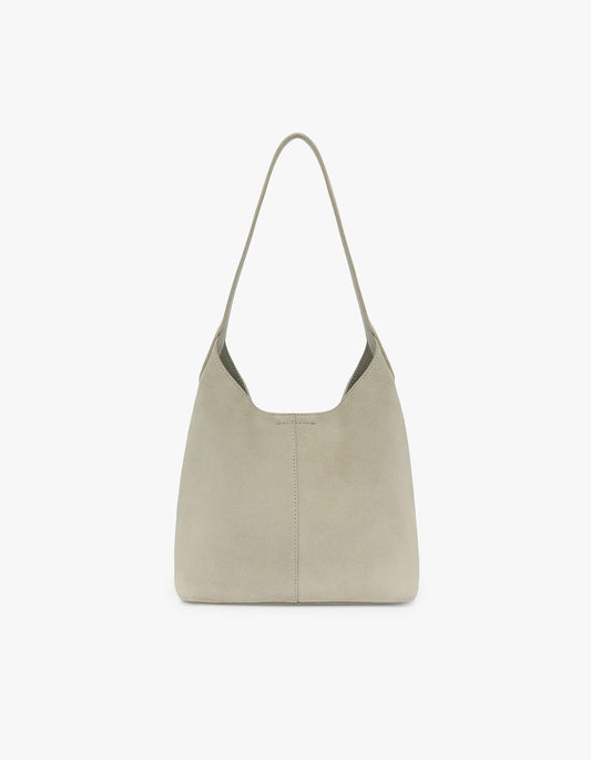 Mini Neve Suede Bag - Taupe