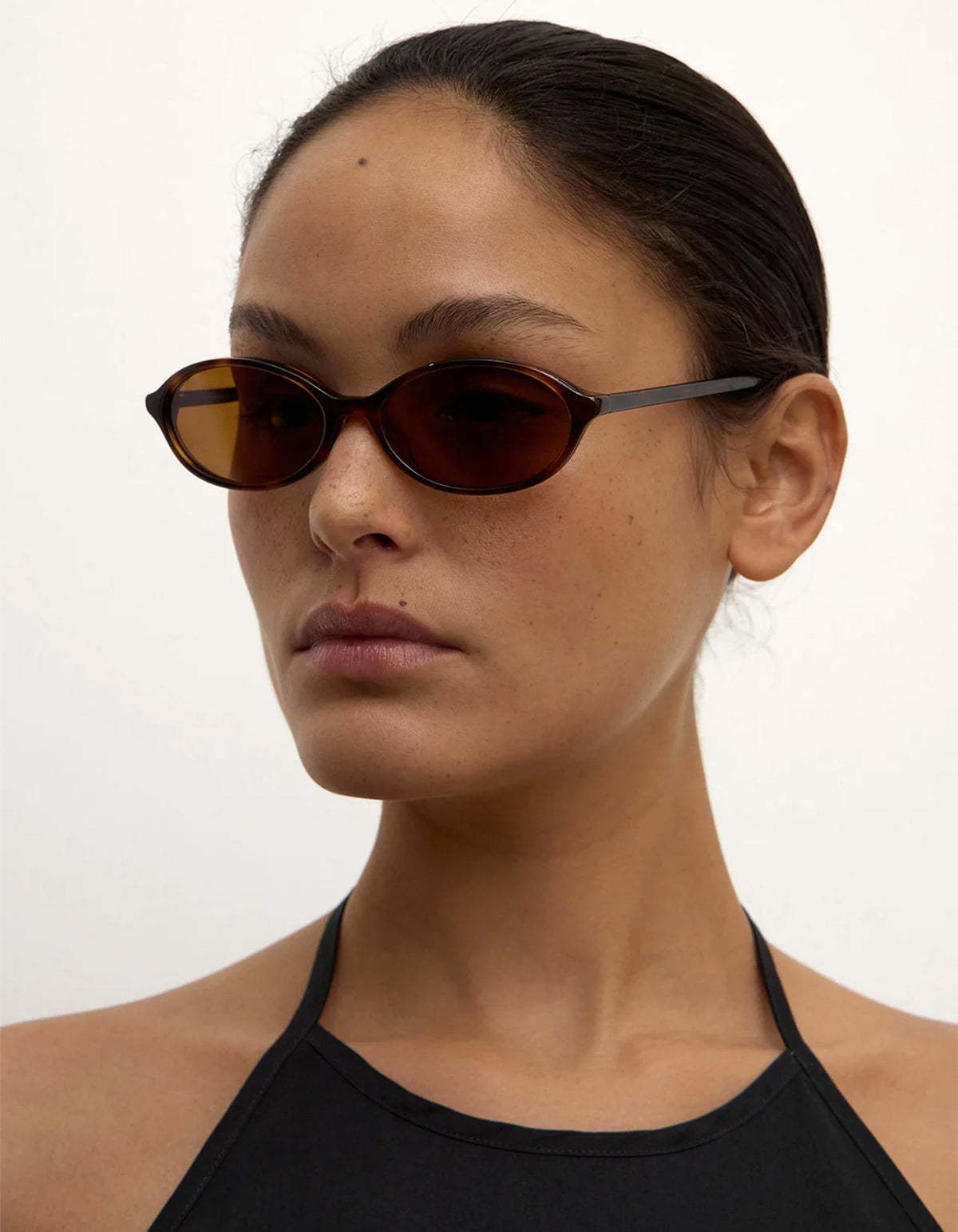 Slim Oval Frame - Havana