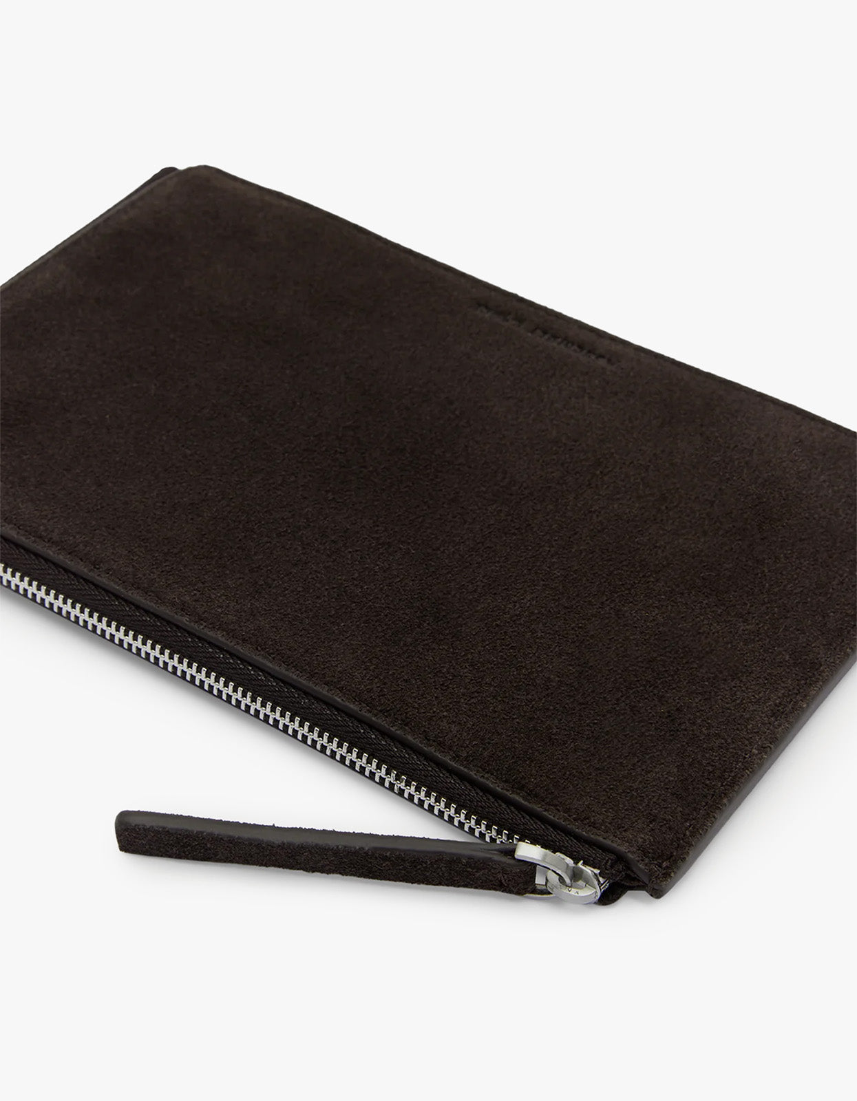 Neve Suede Pouch - Ganache