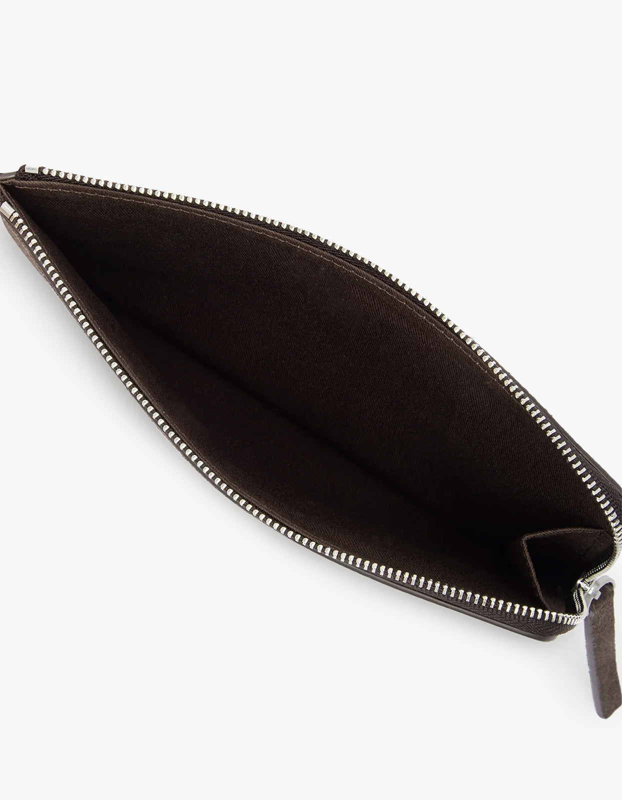 Neve Suede Pouch - Ganache