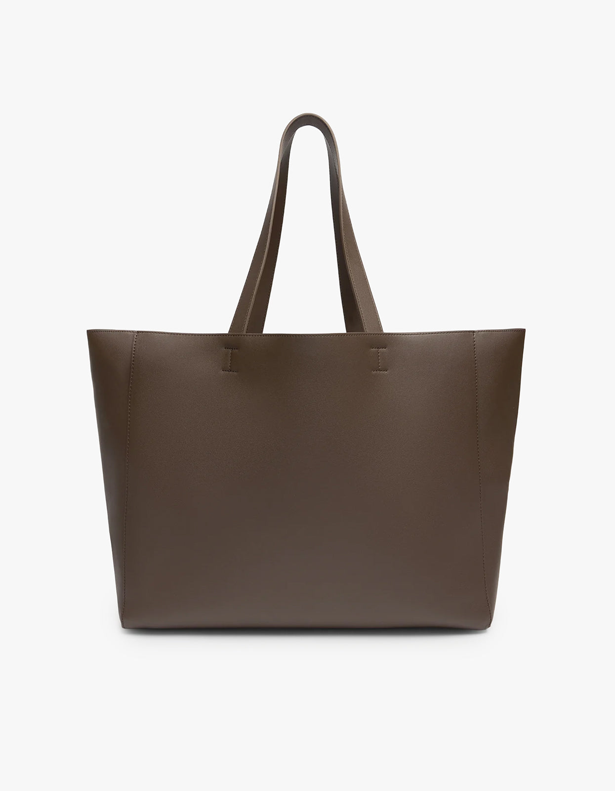 Marina Leather Tote - Walnut