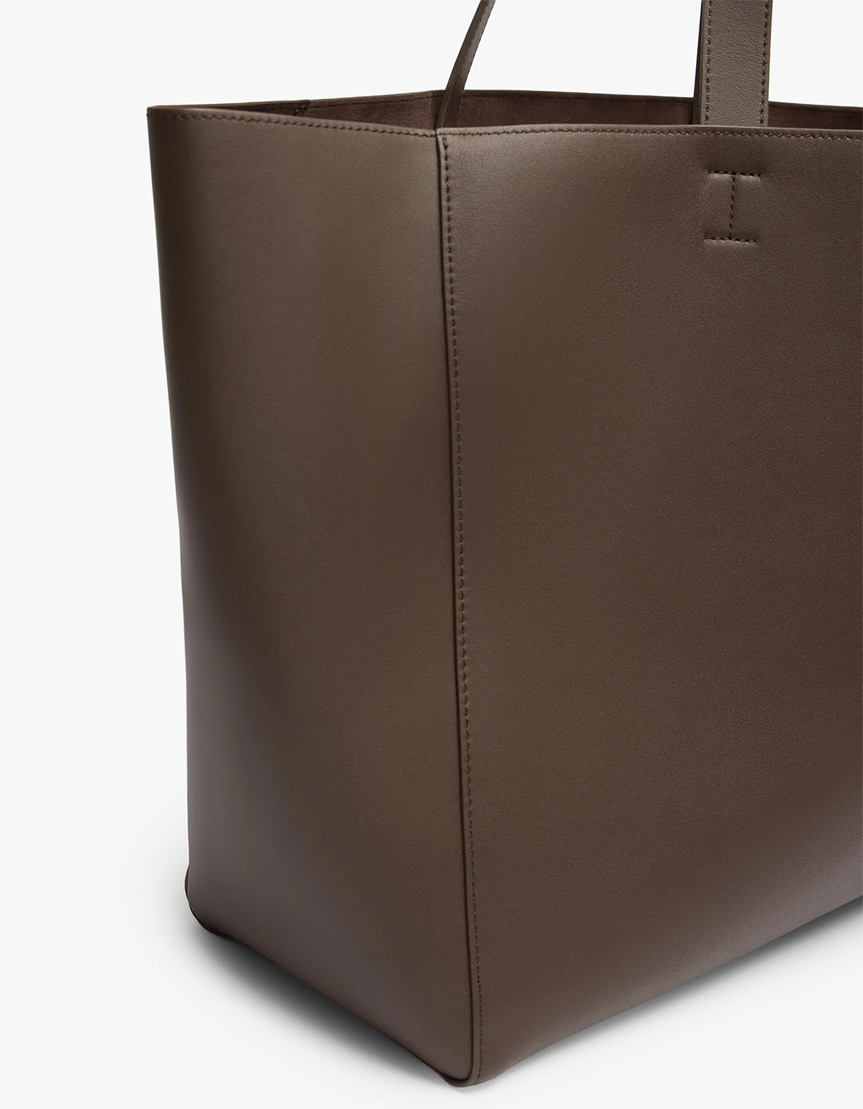 Marina Leather Tote - Walnut