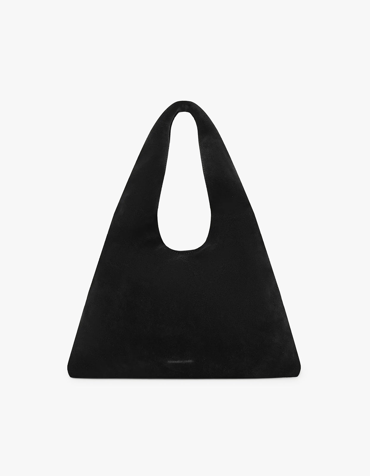 Willow Suede Hobo Bag - Black