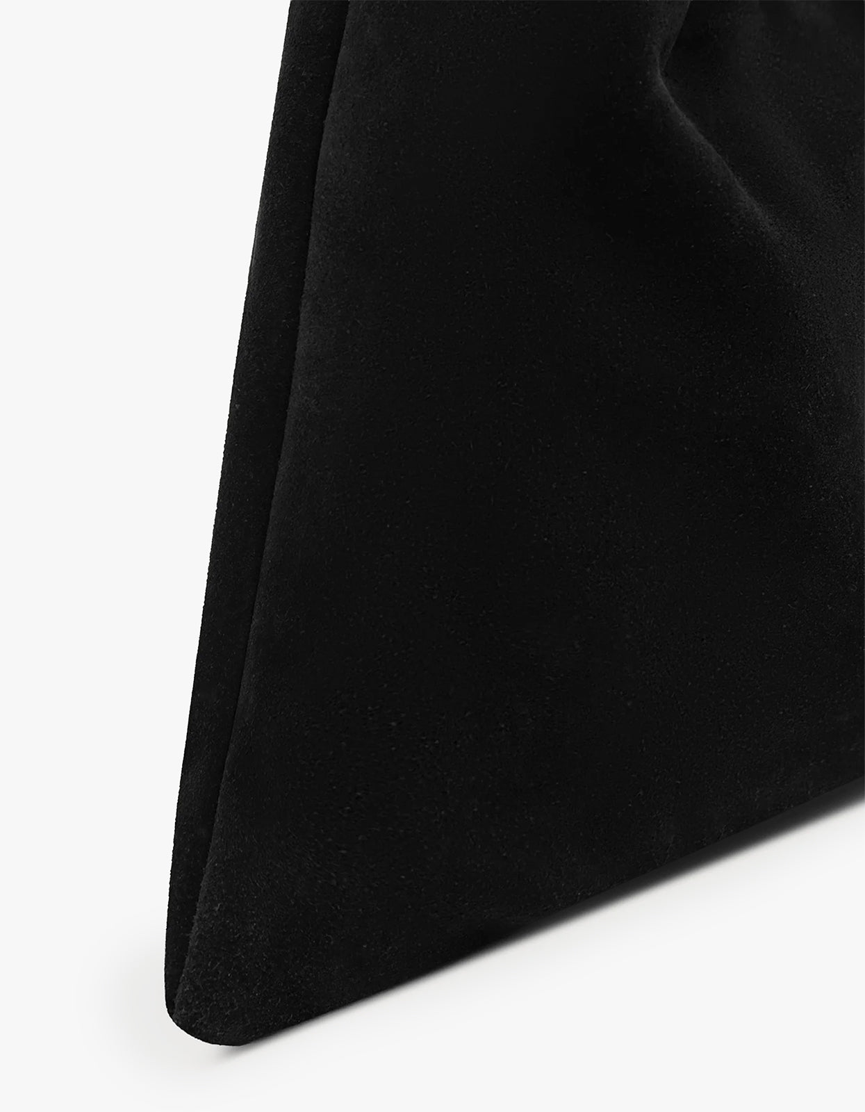 Willow Suede Hobo Bag - Black