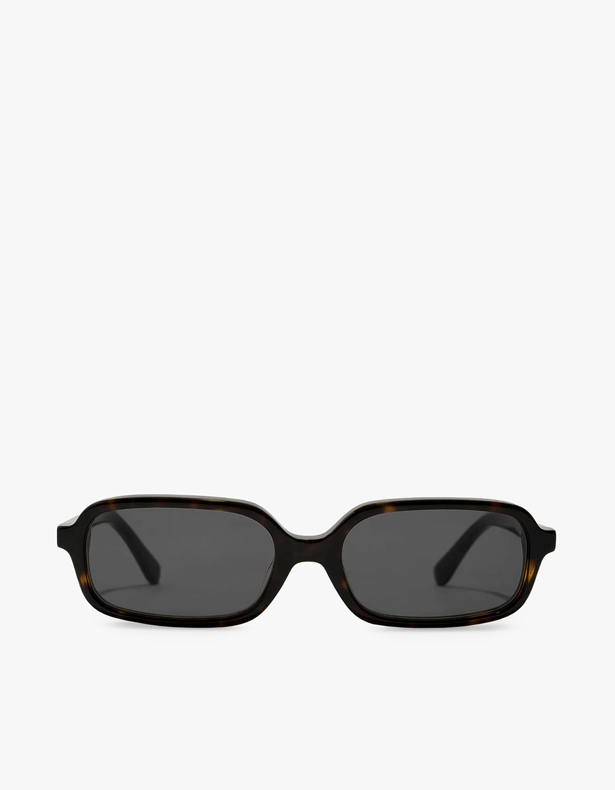 Slim Rectangular Frame - Dark Tortoise