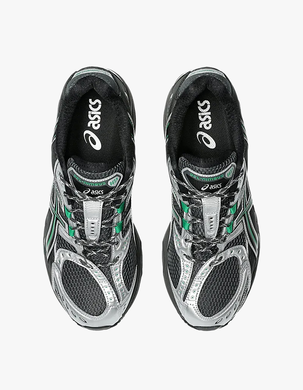 Mens GEL Nimbus 10.1 - Obsidian Grey/Green Basil