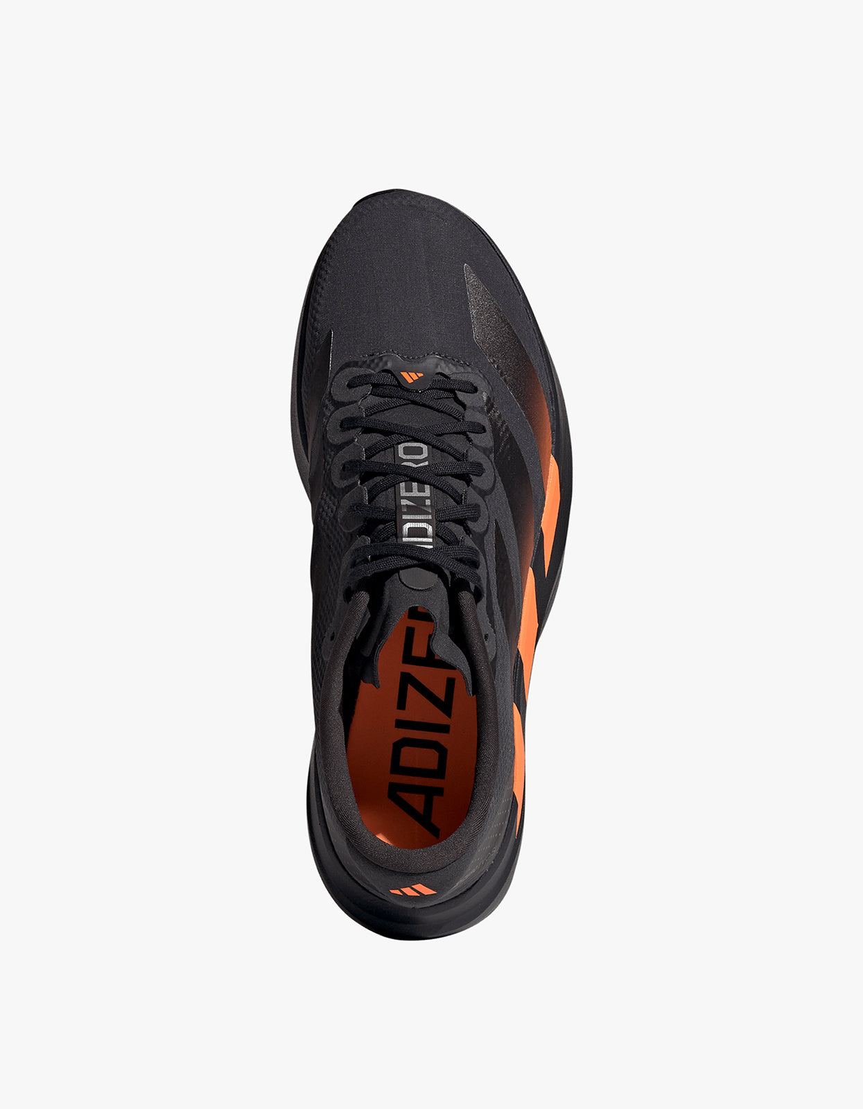 Mens Adizero EVO SL Woven Sneaker - Carbon/Core Black/Lucid Orange