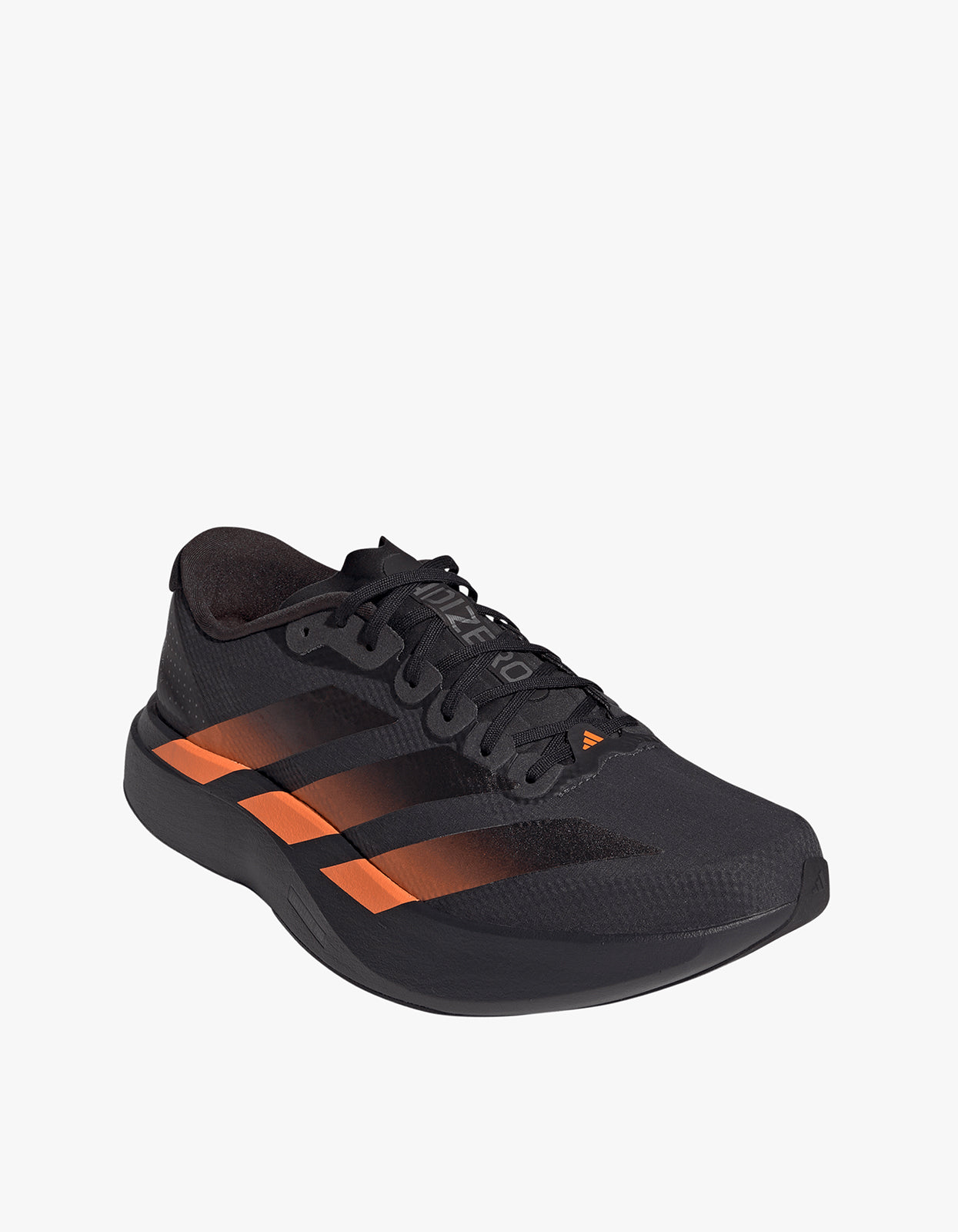 Mens Adizero EVO SL Woven Sneaker - Carbon/Core Black/Lucid Orange