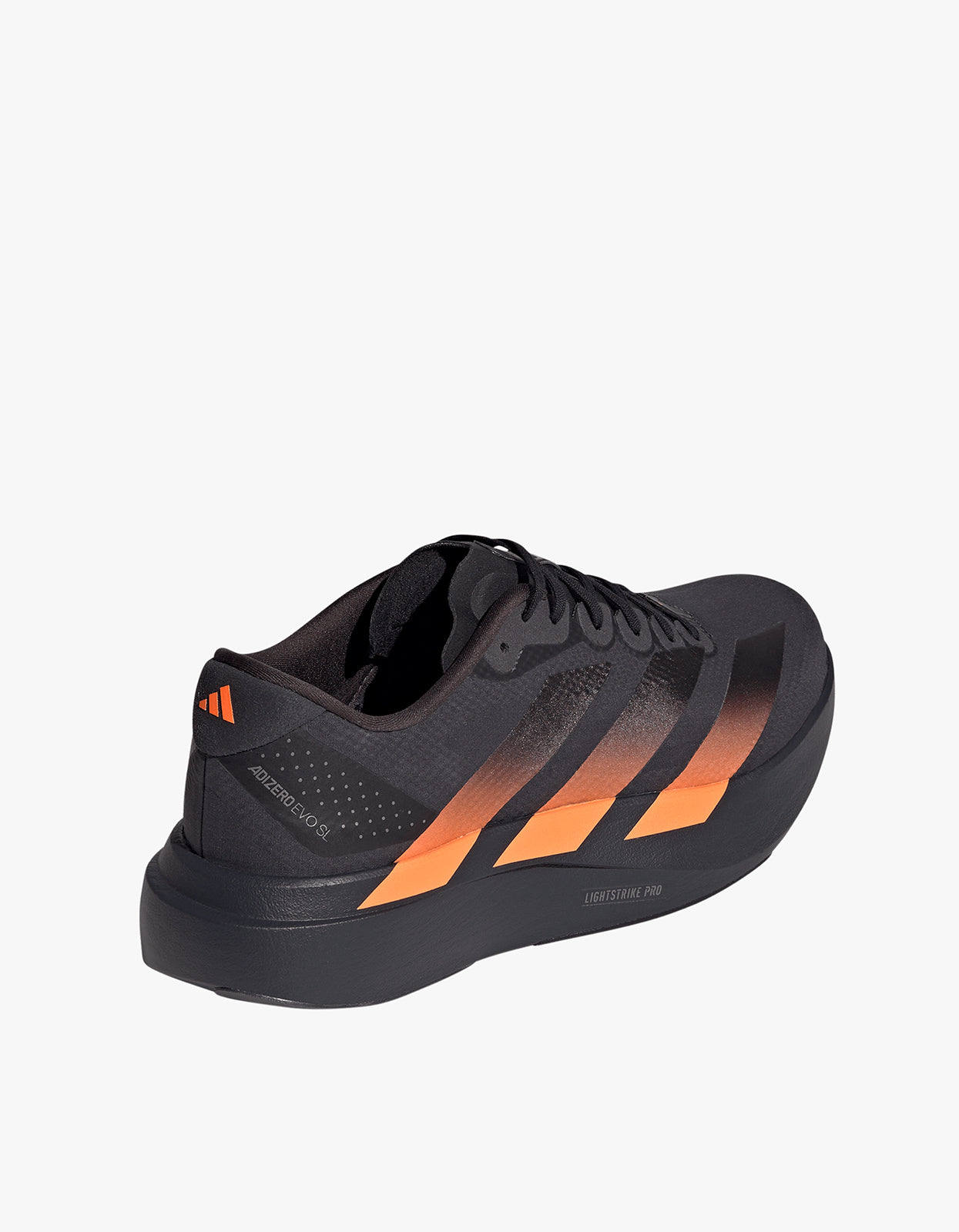 Mens Adizero EVO SL Woven Sneaker - Carbon/Core Black/Lucid Orange