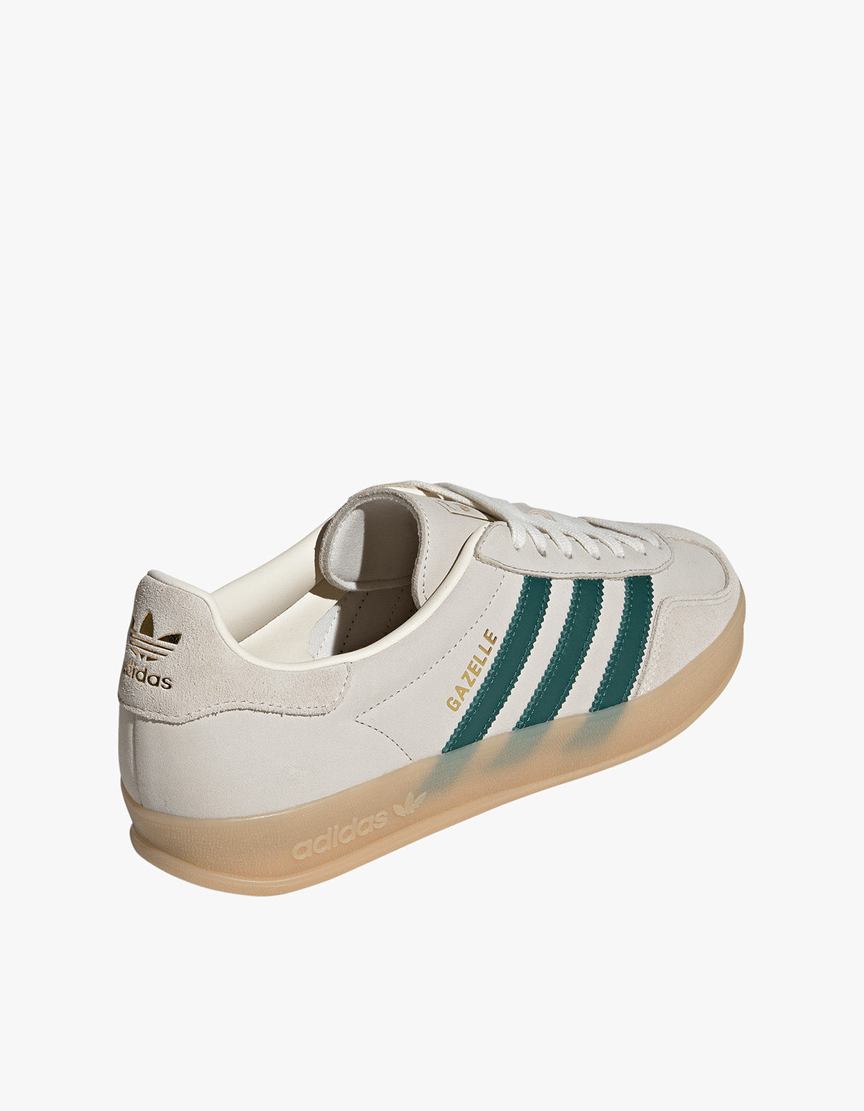 Mens Gazelle Indoor - Cream White/Collegiate Green/Gum