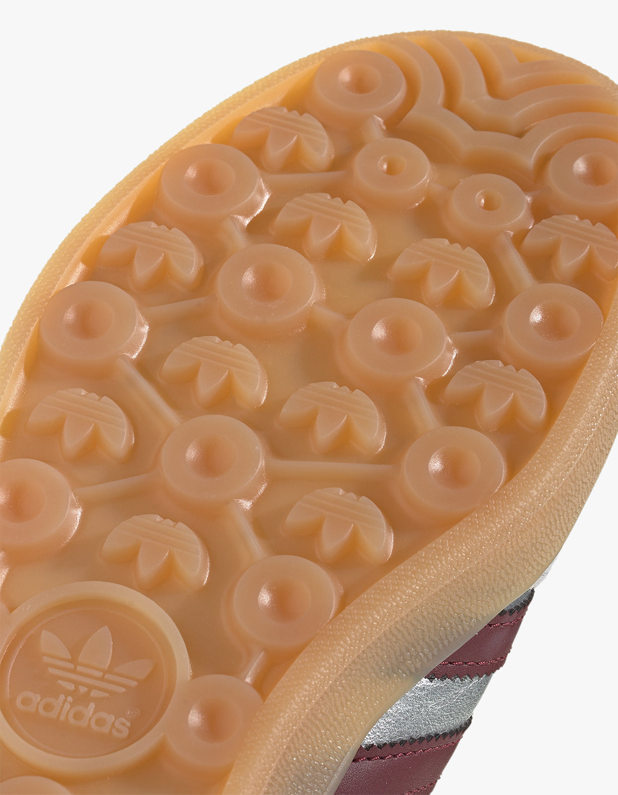 Womens Gazelle Indoor - Silver Metallic/Shadow Red/Gum