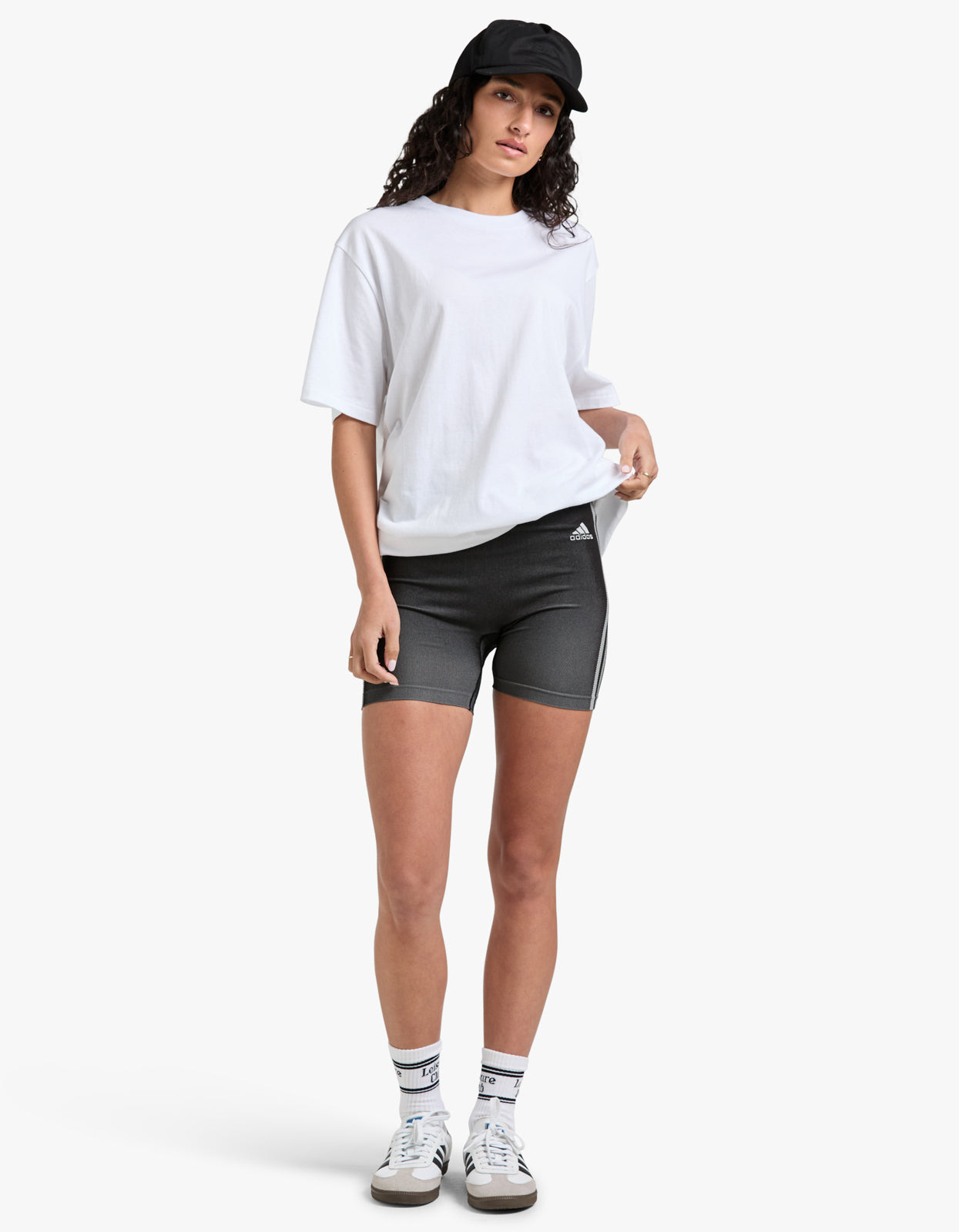 Seamless Bike Shorts - Black/White