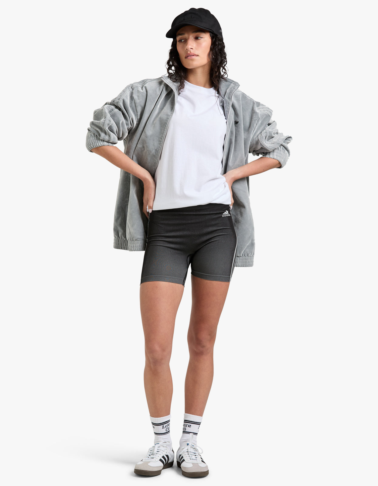 Seamless Bike Shorts - Black/White