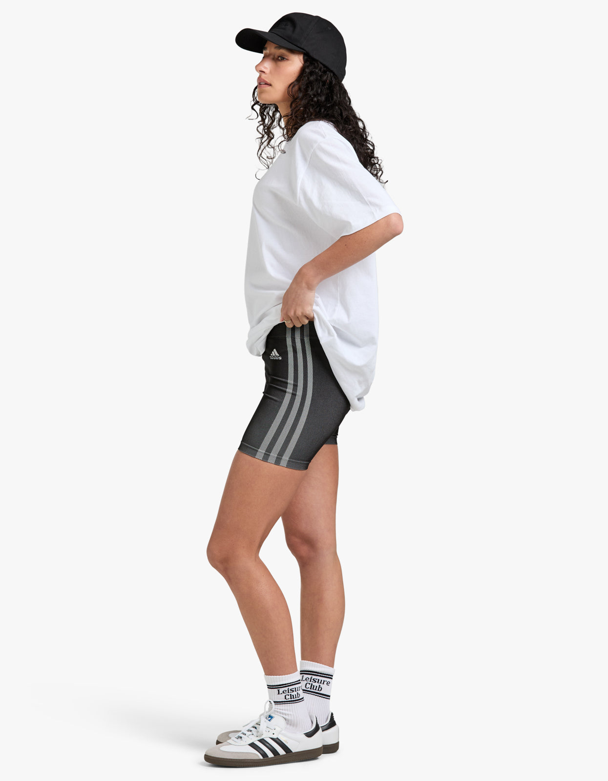 Seamless Bike Shorts - Black/White