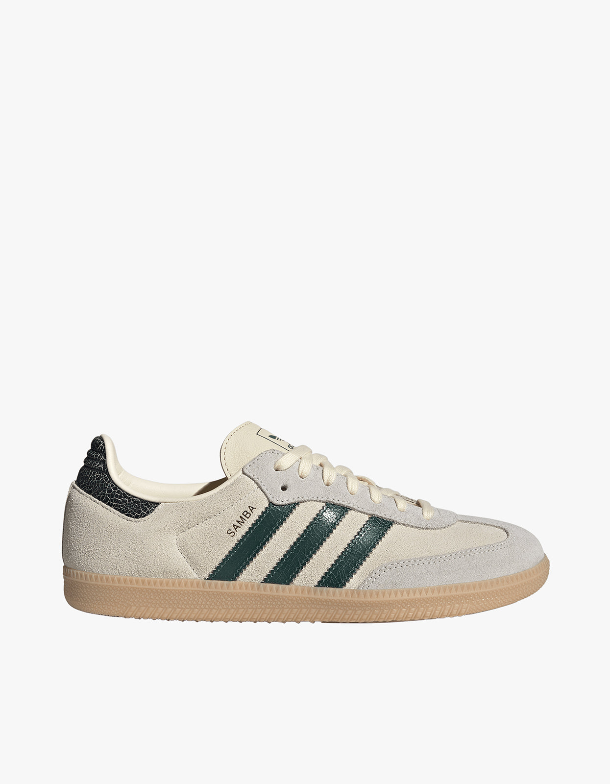 Womens Samba OG -  Cream White/Collegiate Green/Magic Beige