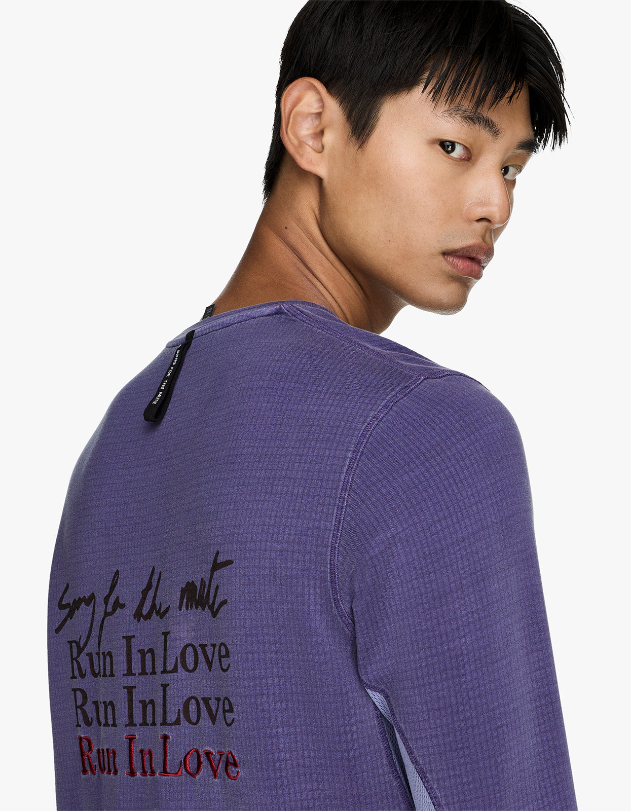 Adidas X SFTM L/S Running T-Shirt - Tech Purple
