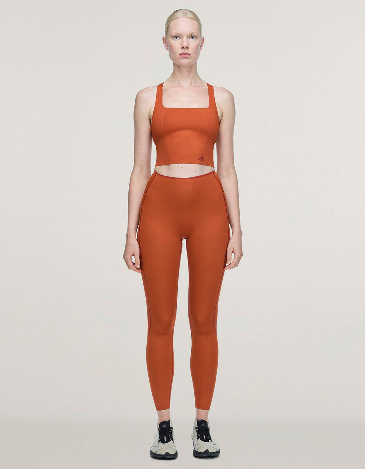 Adidas X Entire Studios Optime Training 7/8 Leggings - Fox Red