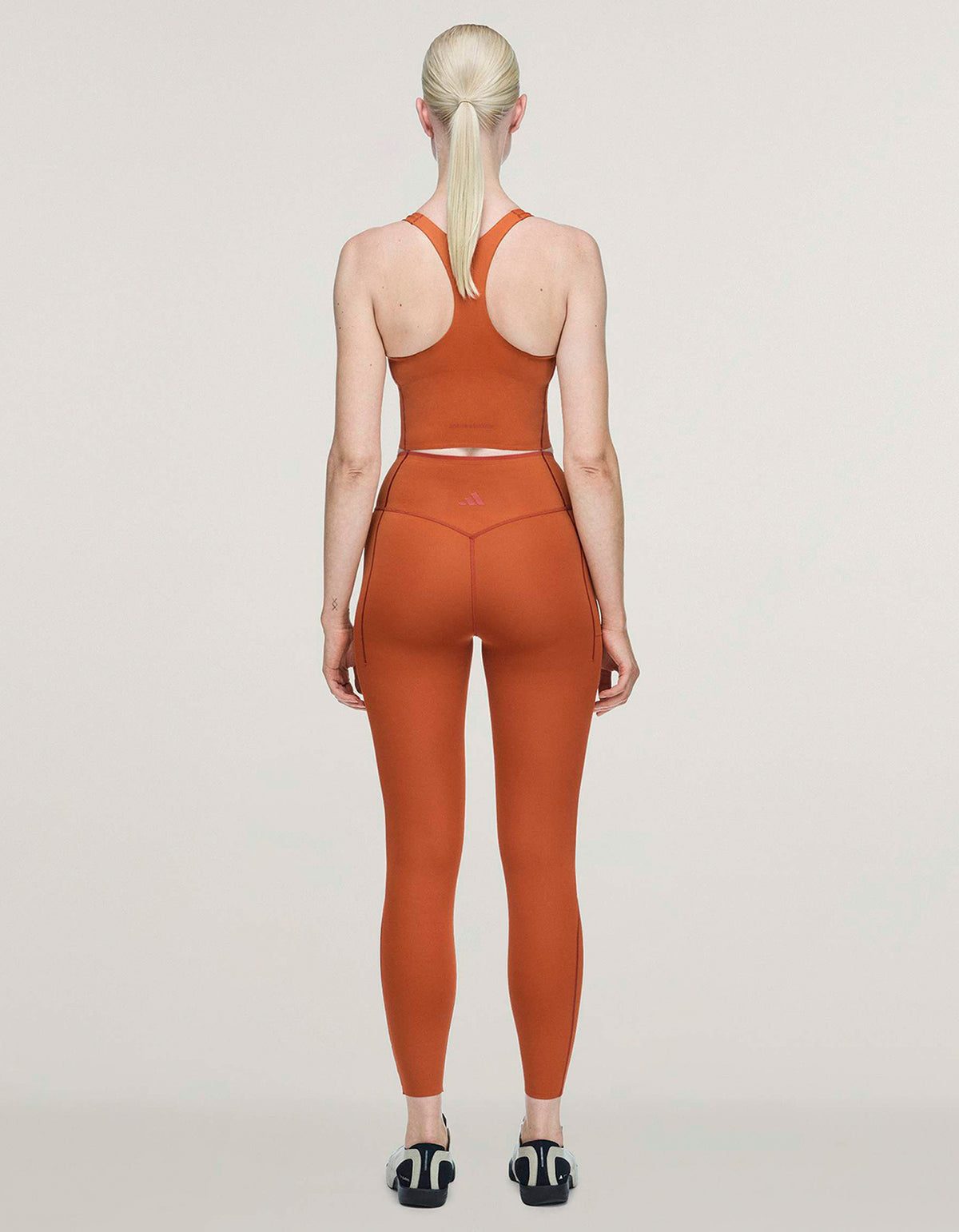 Adidas X Entire Studios Optime Training 7/8 Leggings - Fox Red