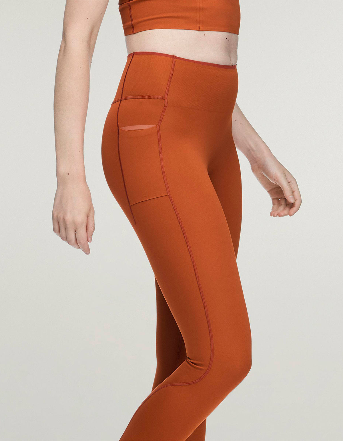 Adidas X Entire Studios Optime Training 7/8 Leggings - Fox Red