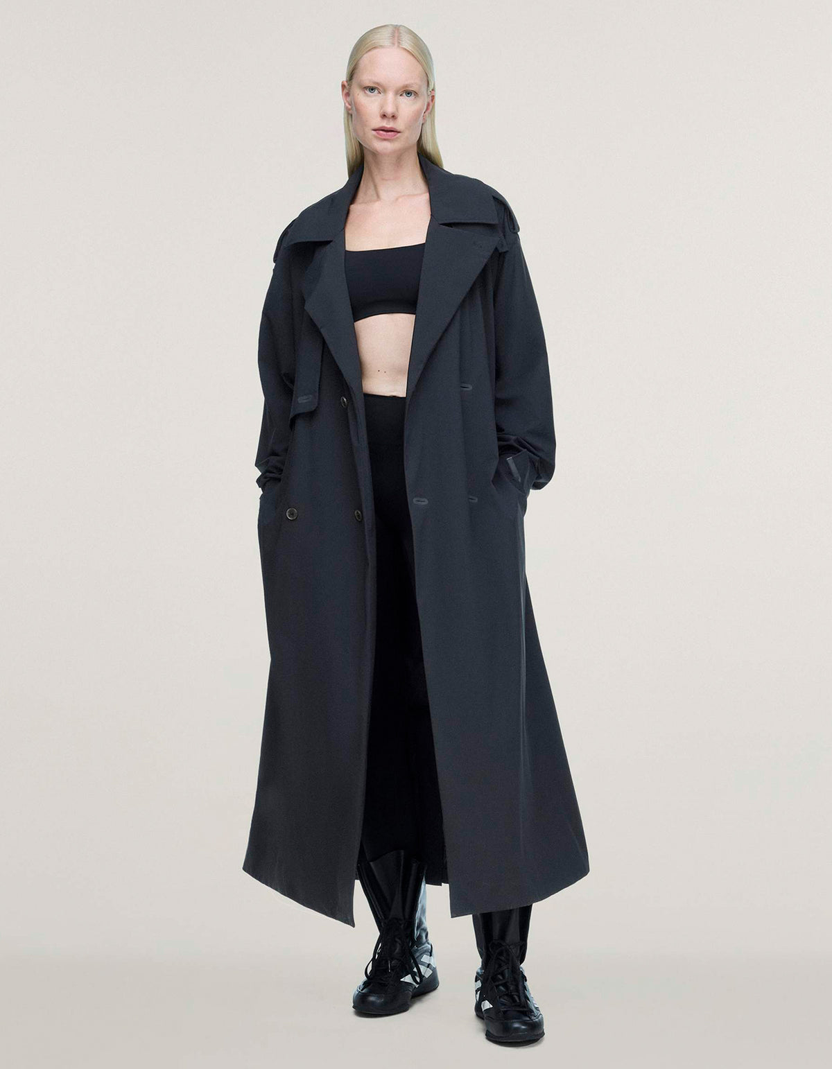 Adidas X Entire Studios Uniform Trenchcoat - Black