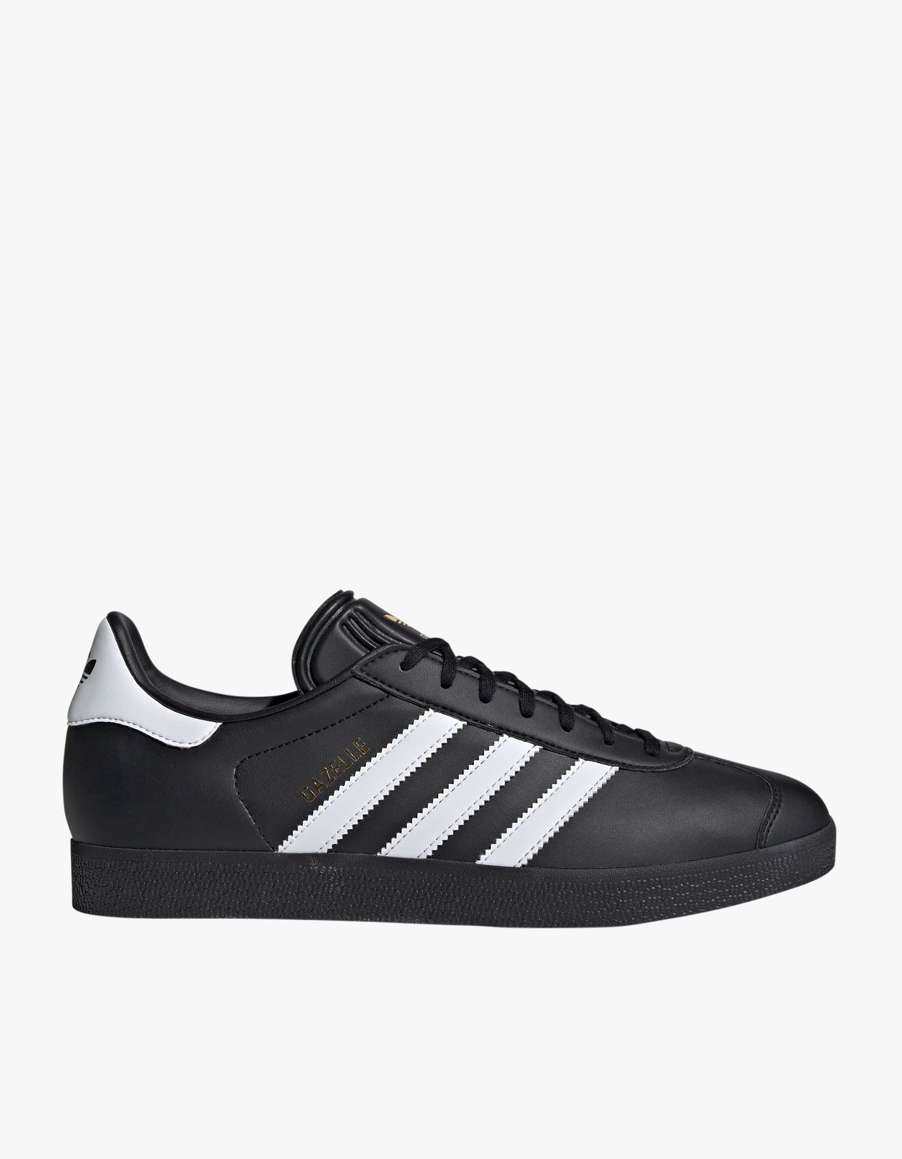 Mens all black sales gazelles